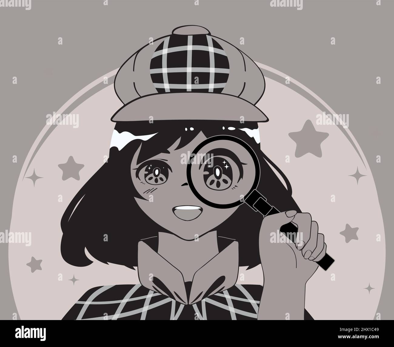 Summer Summer Girl With A Magnifying Glass To Observe Insects Summer  Girl Holding Magnifying Glass PNG Transparent Clipart Image and PSD File  for Free Download