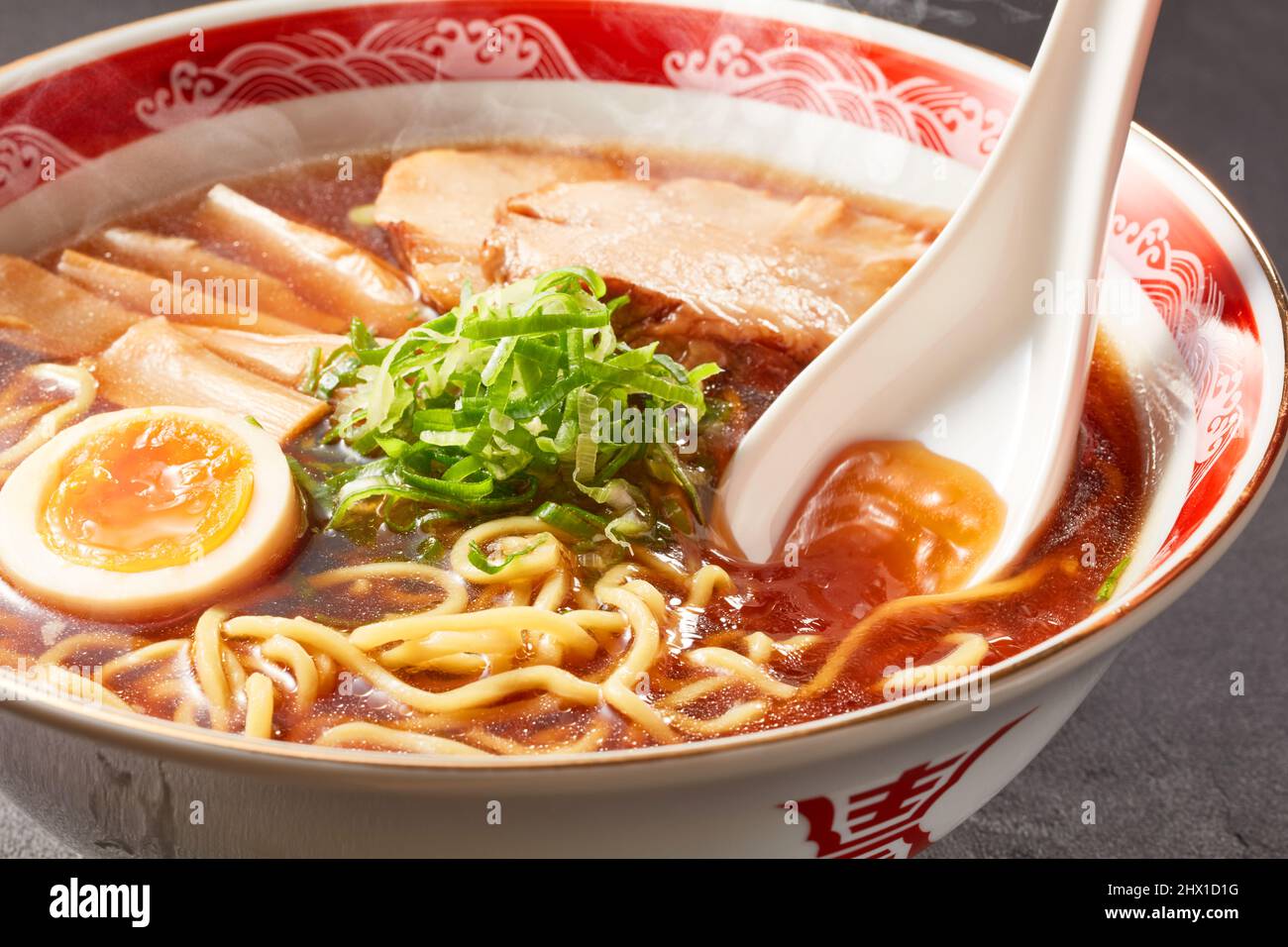 Soy Sauce Ramen Stock Photo Alamy