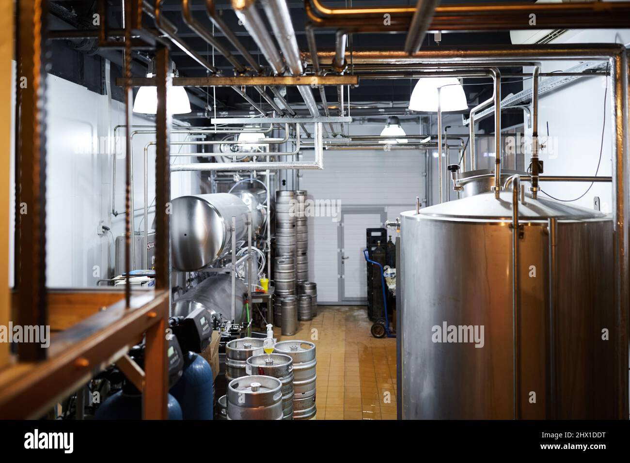 Equipment for the production of craft beer, containers for fermentation ...