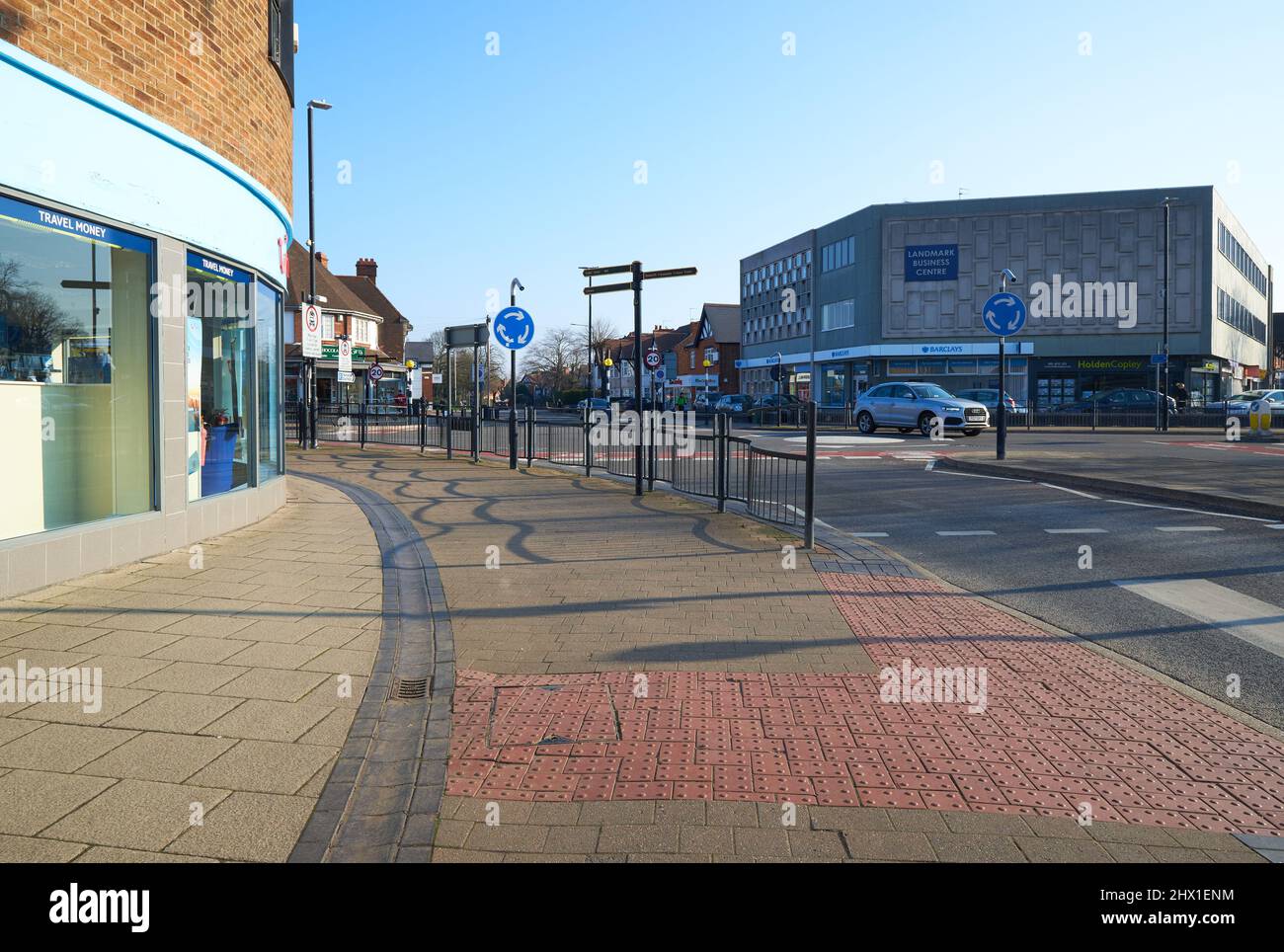 Shops And High Street In West Bridgford, Nottingham, UK Stock Photo - Alamy