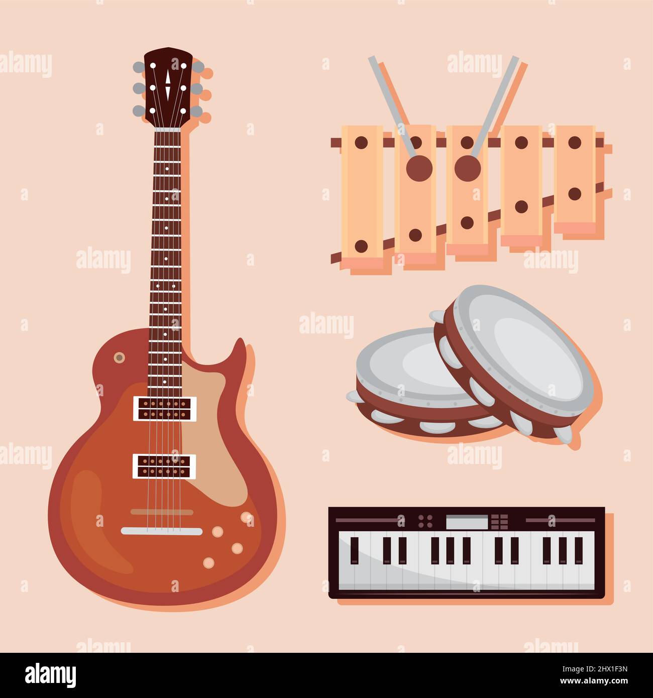 music instruments icons Stock Vector Image & Art - Alamy