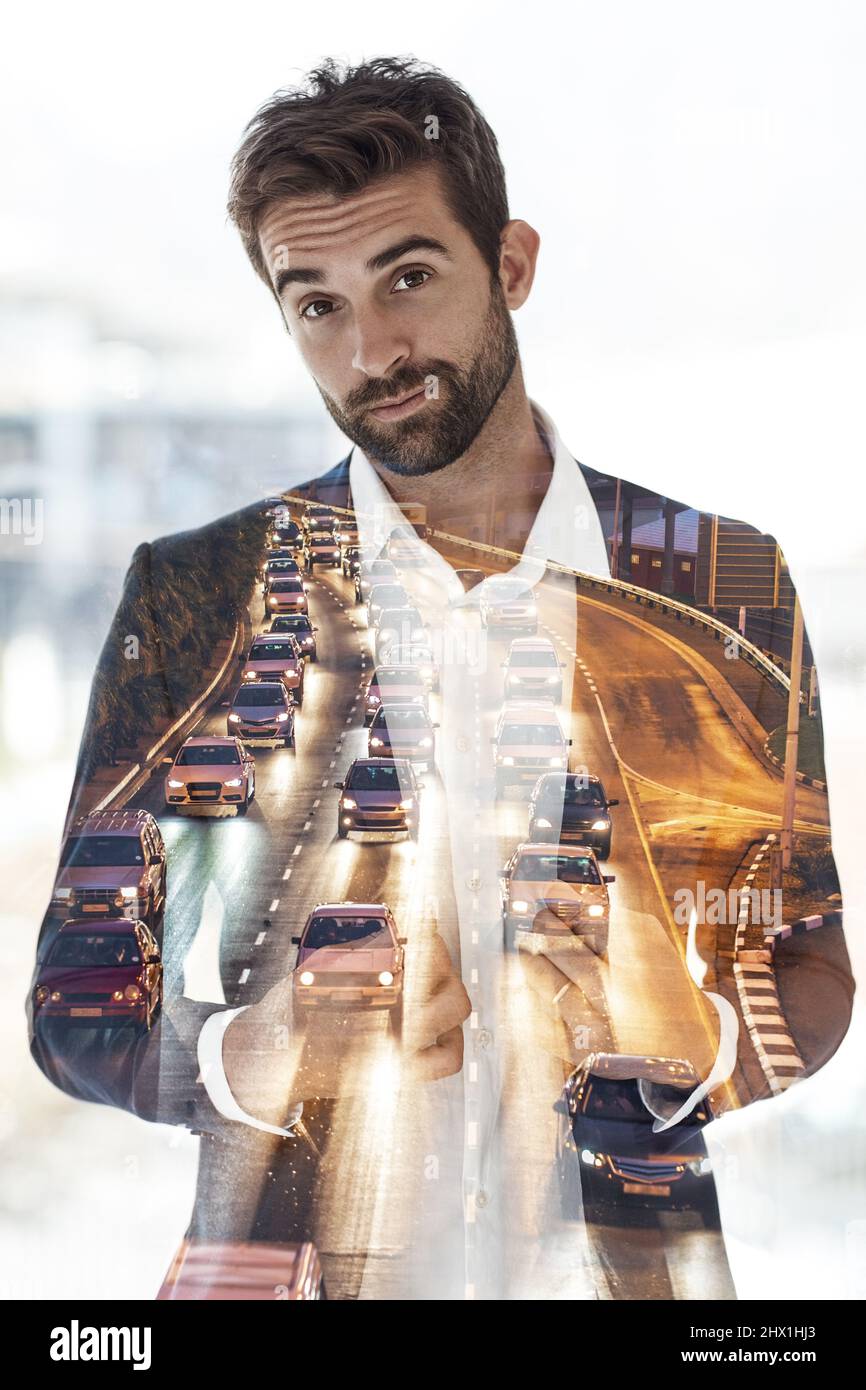 Im on the road to success. Cropped portrait of a handsome young ...