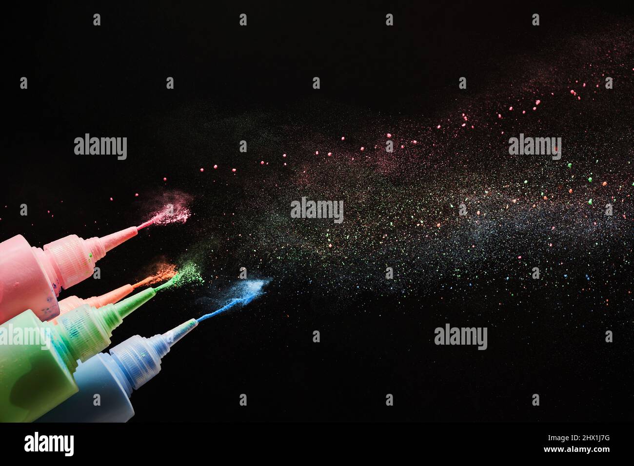 Holi colour powder explosion hi-res stock photography and images - Alamy