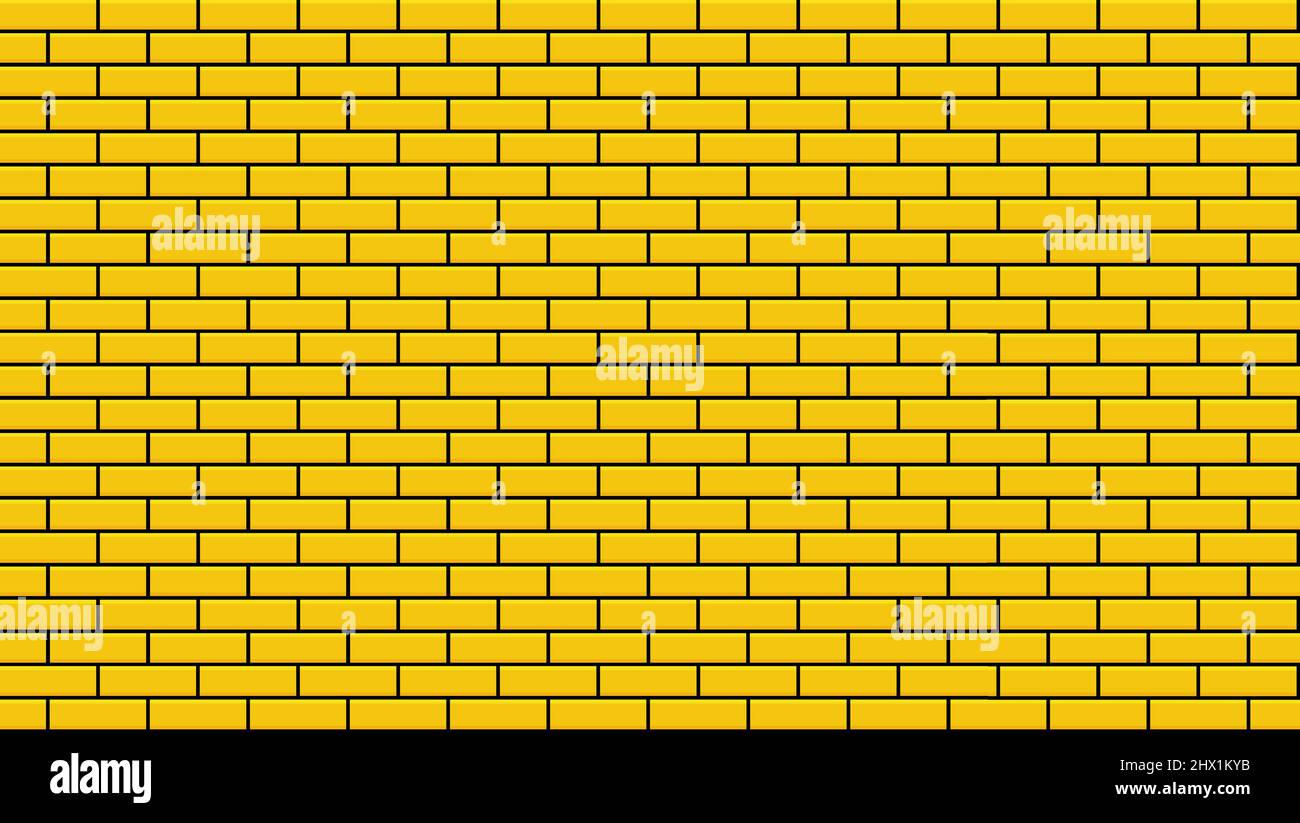 Brick wall seamless background. Vector textured pattern illustration ...