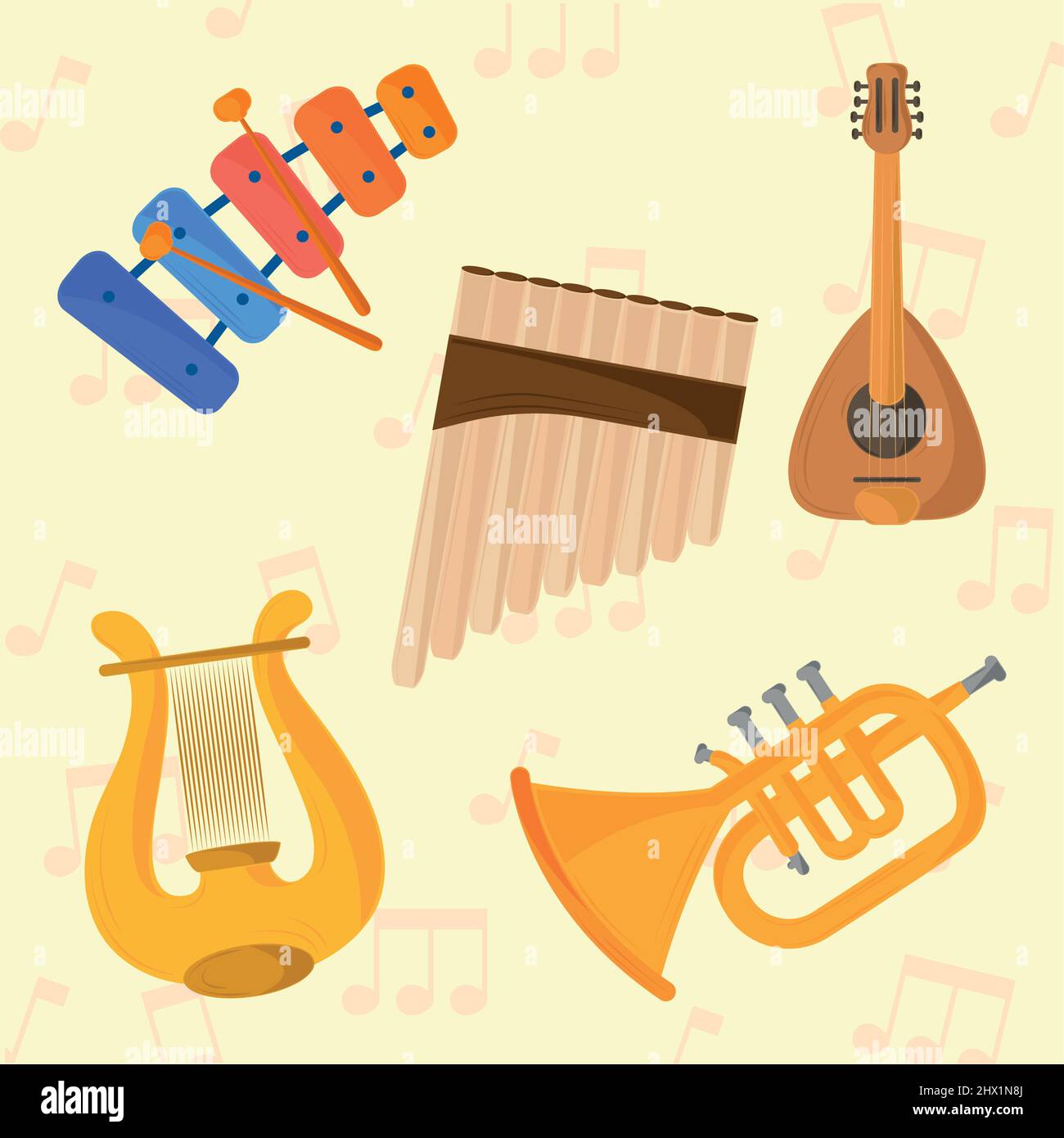 music instruments icons Stock Vector Image & Art - Alamy