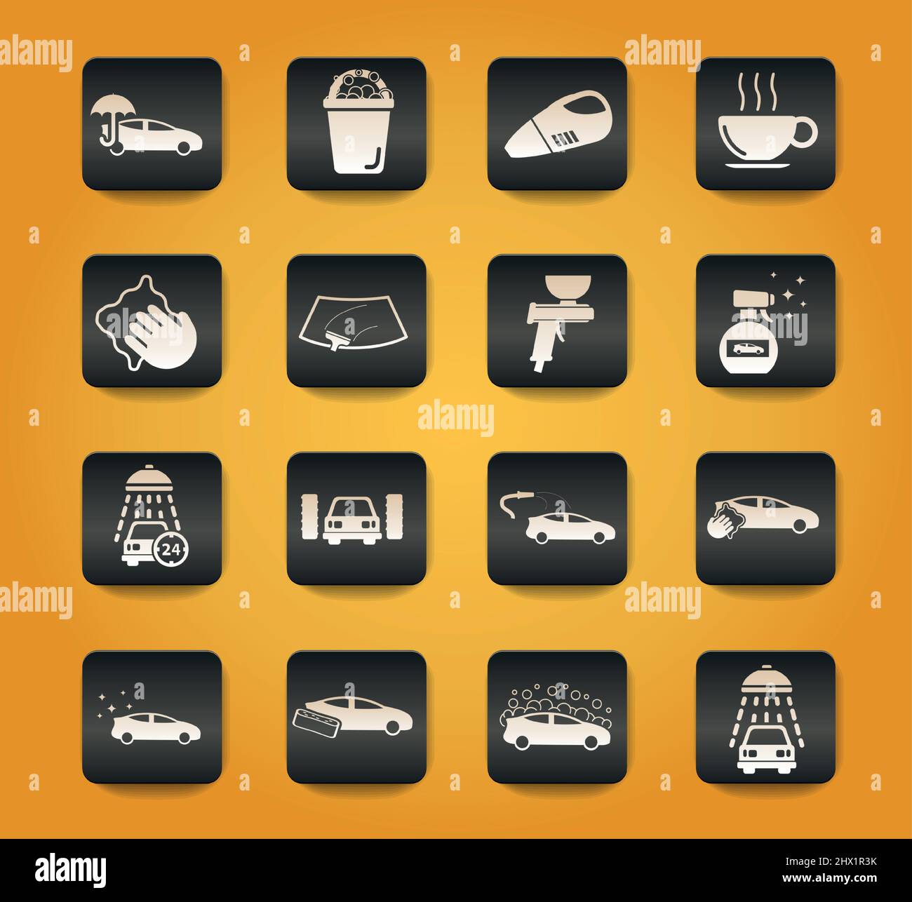 Car wash symbols on hi-res stock photography and images - Alamy
