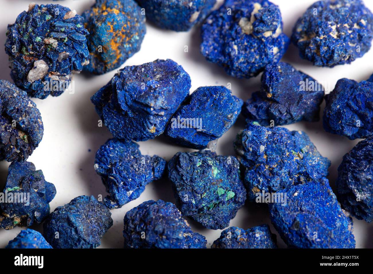 azurite mineral specimen stone rock geology gem crystal Stock Photo - Alamy