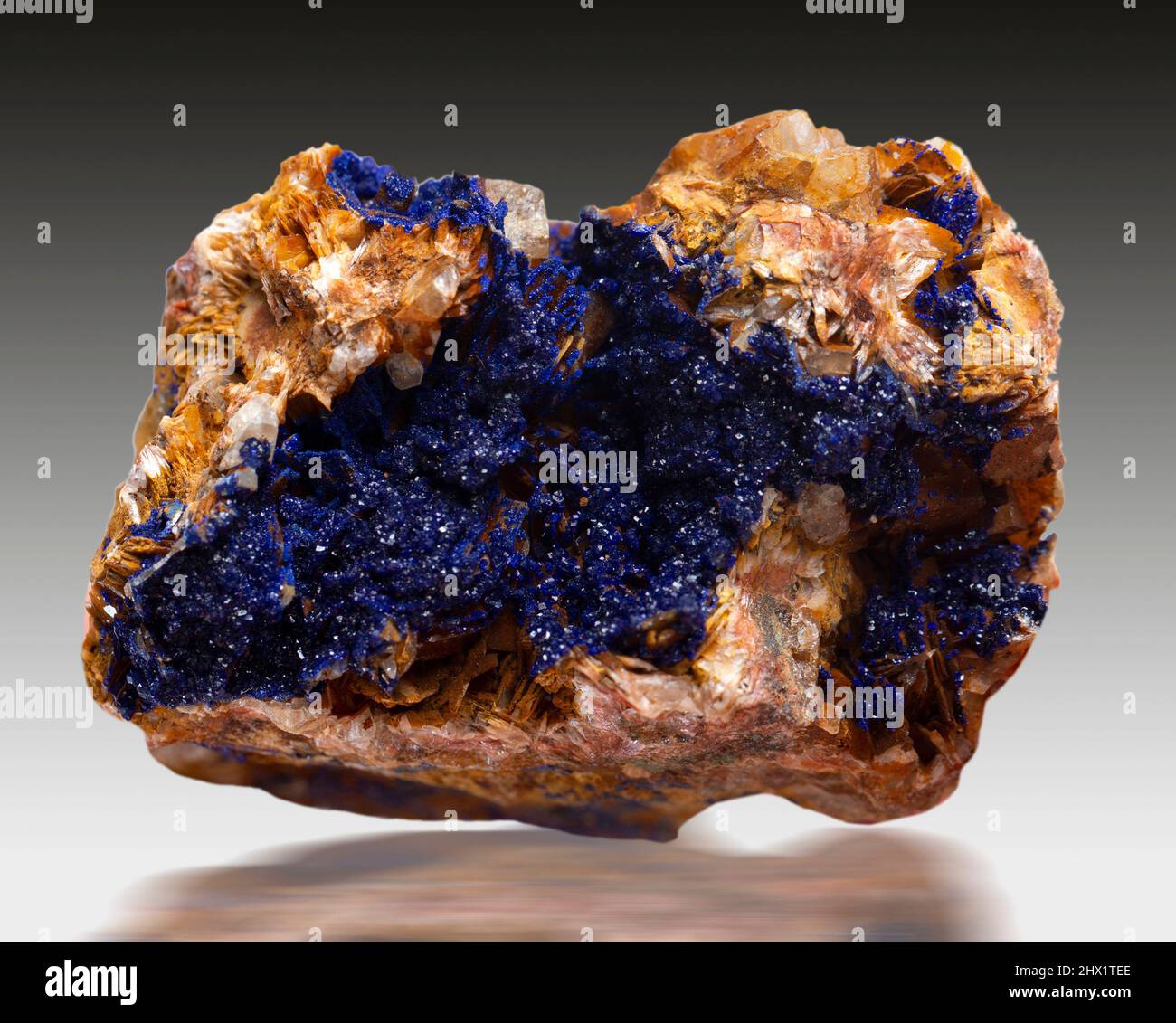 azurite mineral specimen stone rock geology gem crystal Stock Photo - Alamy