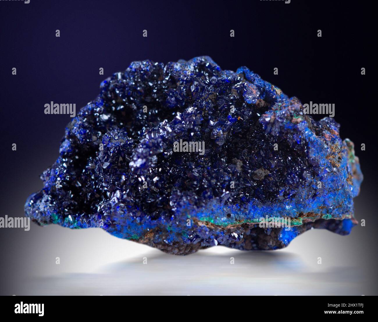 azurite mineral specimen stone rock geology gem crystal Stock Photo - Alamy