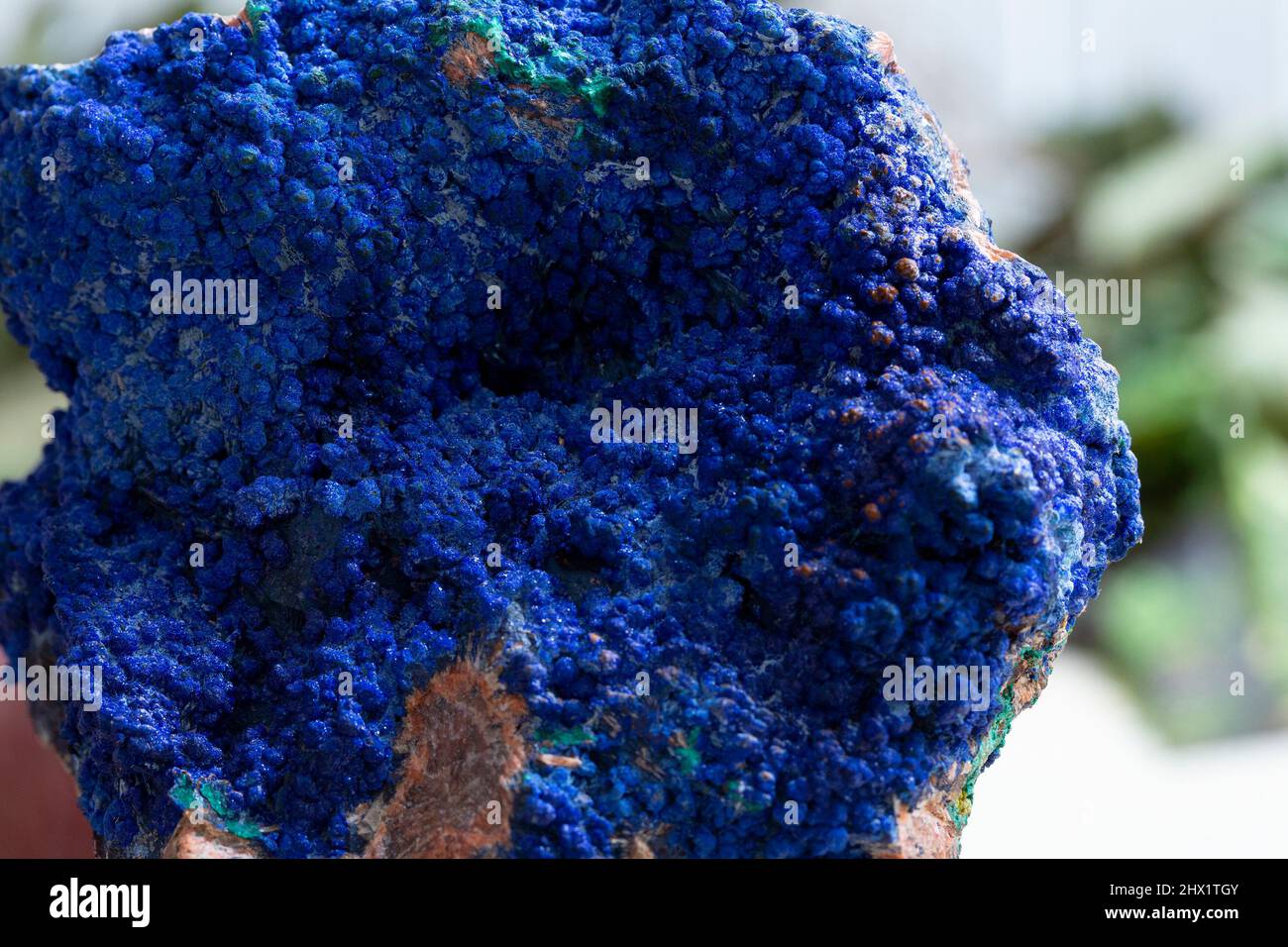 azurite mineral specimen stone rock geology gem crystal Stock Photo - Alamy