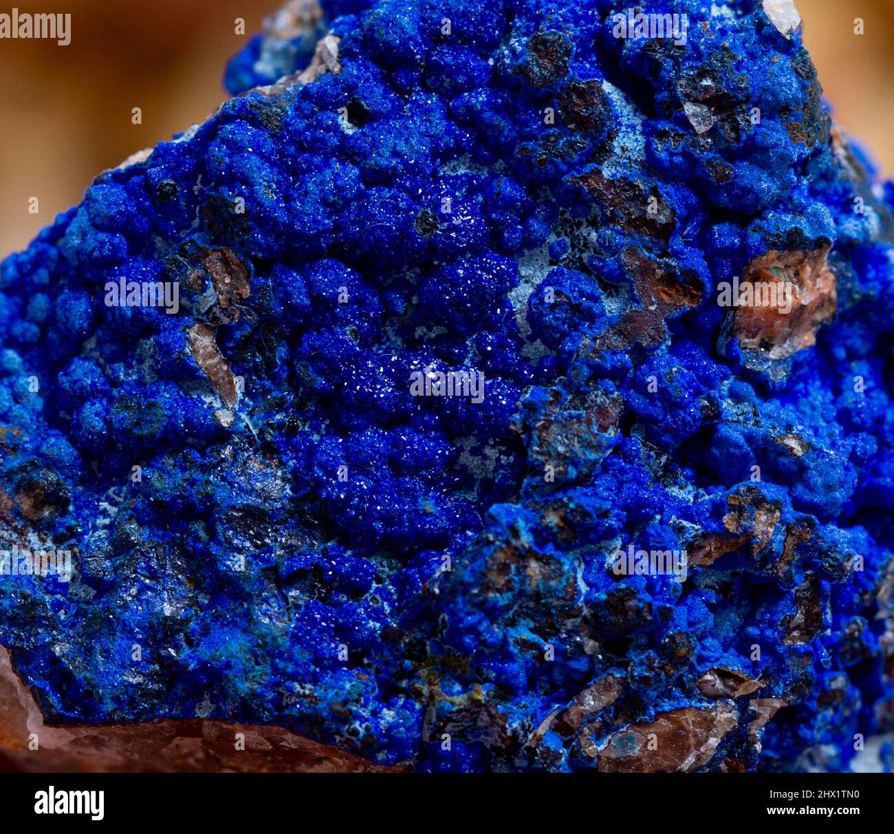 azurite mineral specimen stone rock geology gem crystal Stock Photo - Alamy