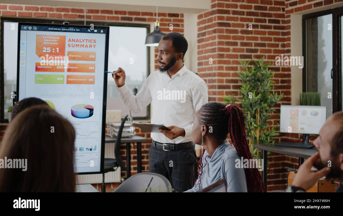 Diverse group workmates talking hi-res stock photography and images - Alamy