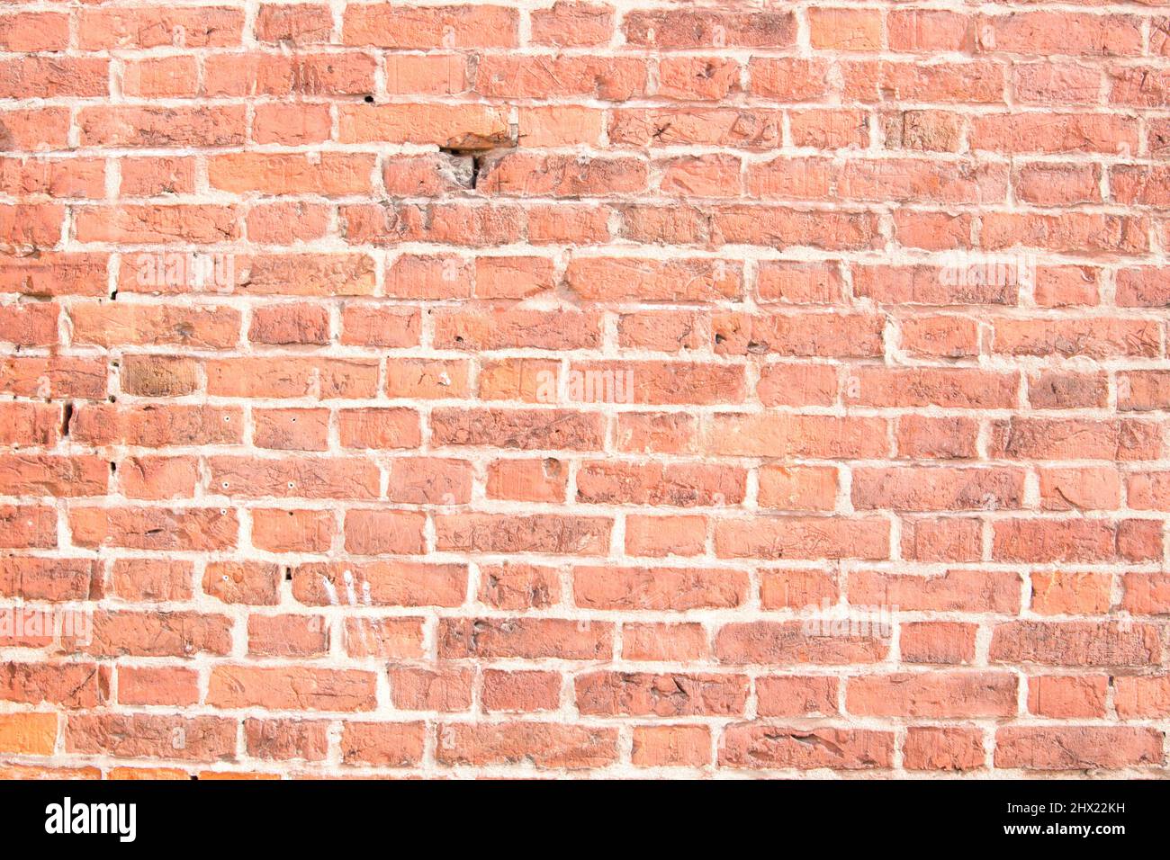 Background of old vintage red brick wall Stock Photo - Alamy