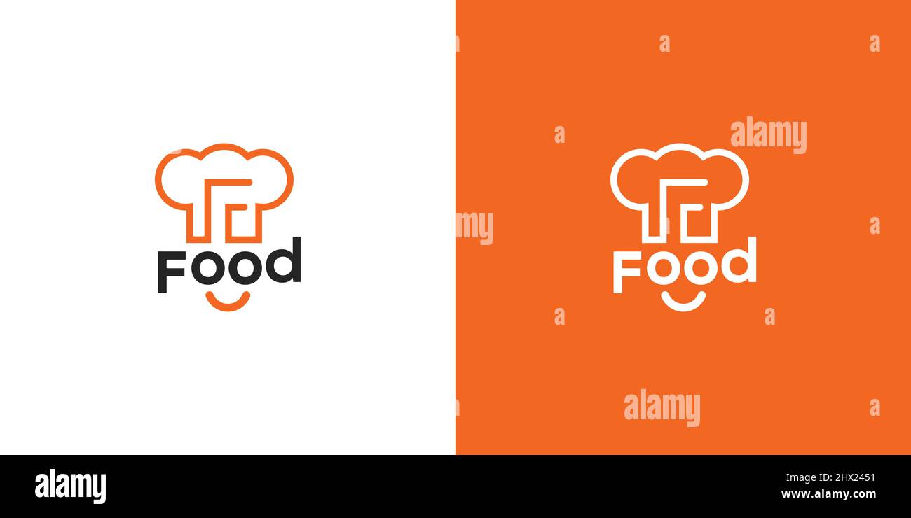 cool-and-modern-food-logo-design-stock-vector-image-art-alamy