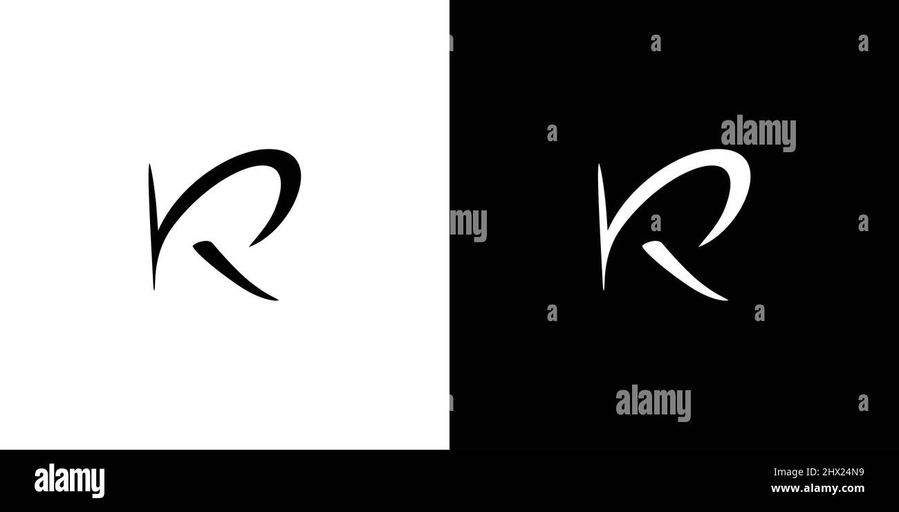 Modern and elegant letter R initials logo design Stock Vector Image ...