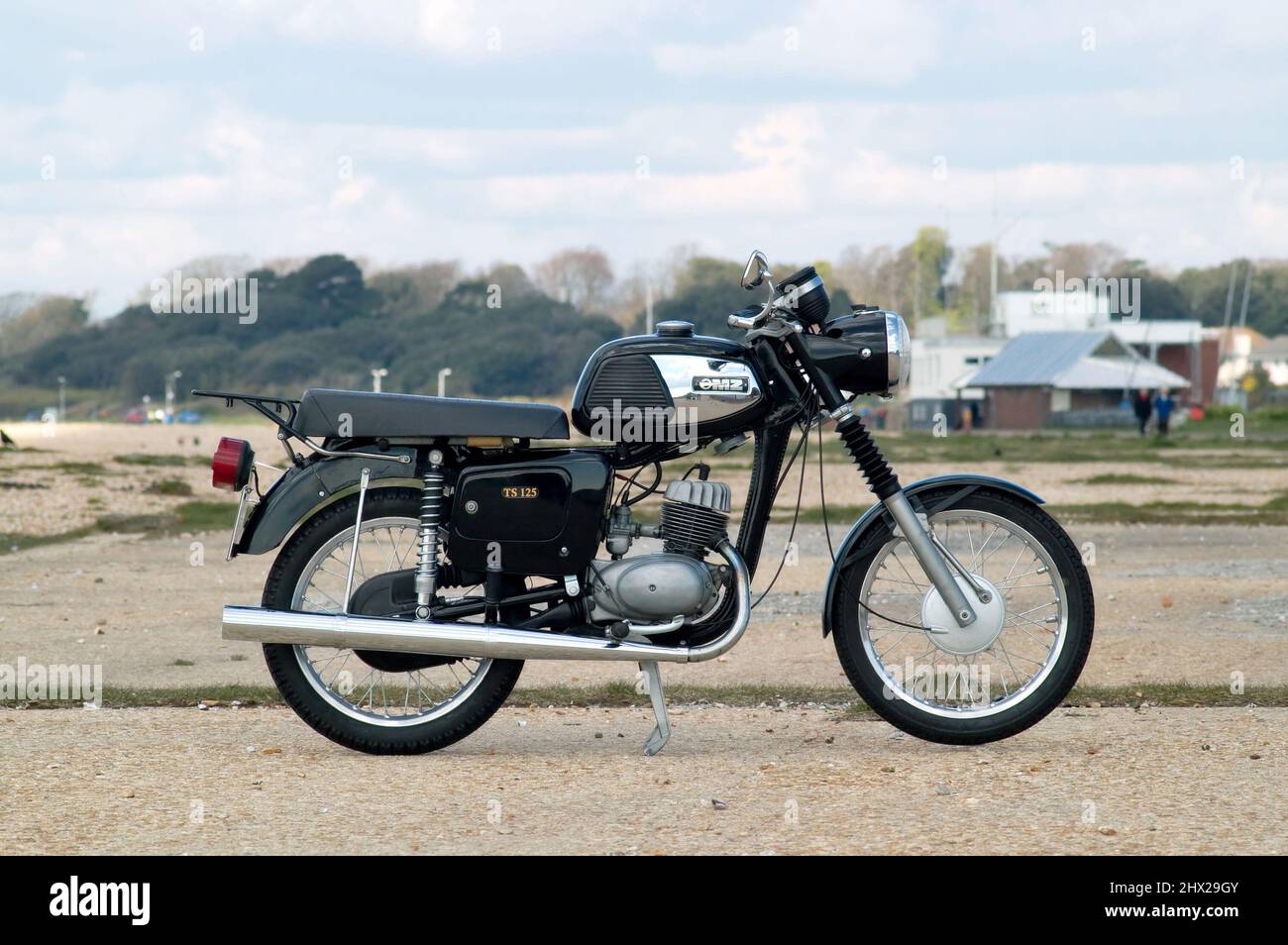 1979 MZ TS125 125cc  CBK 630W Stock Photo