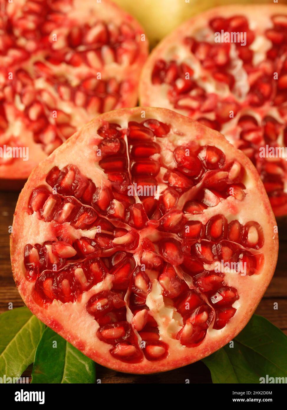 Pomegranates. Stock Photo