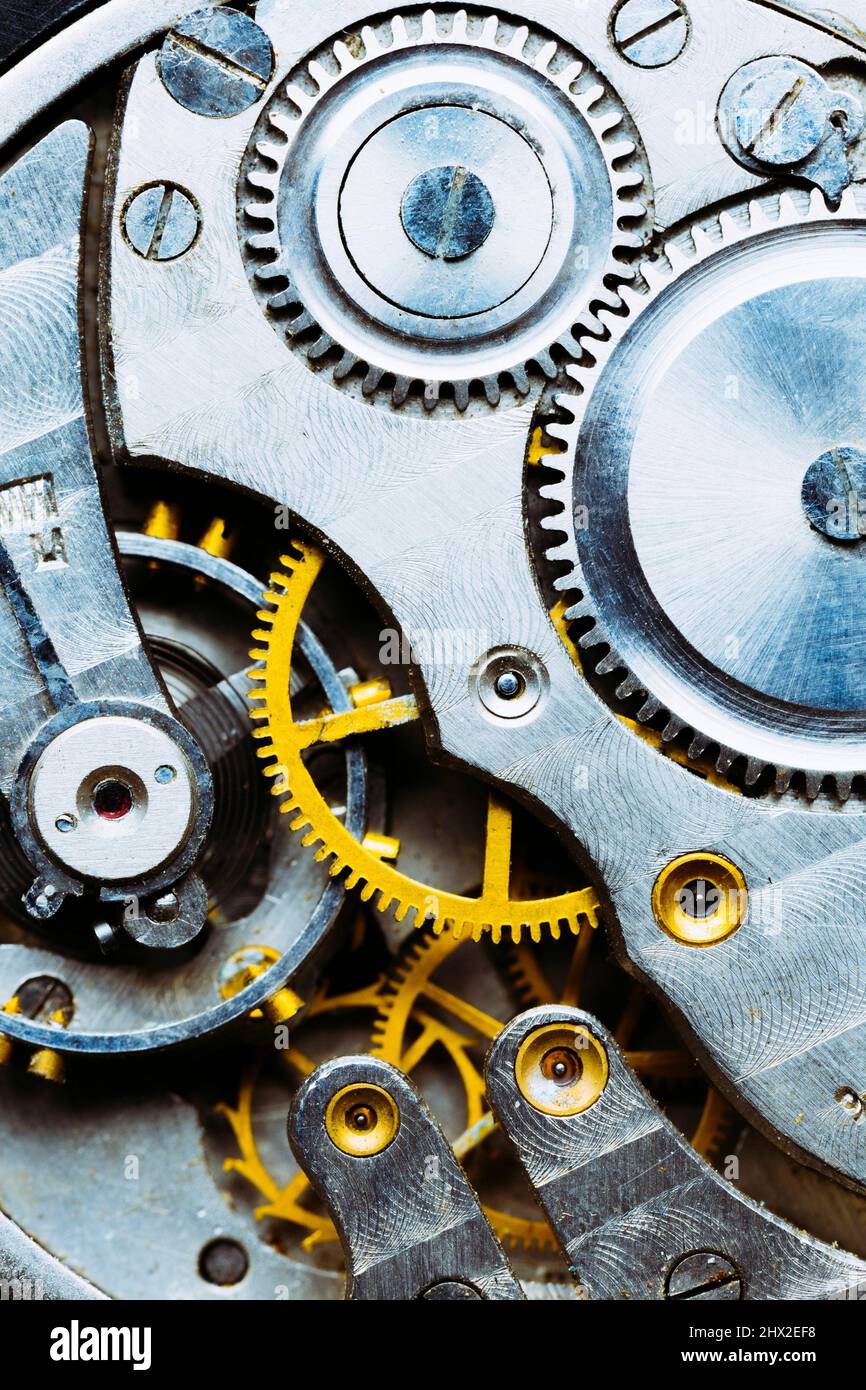 Clock work mechanism hi-res stock photography and images - Alamy