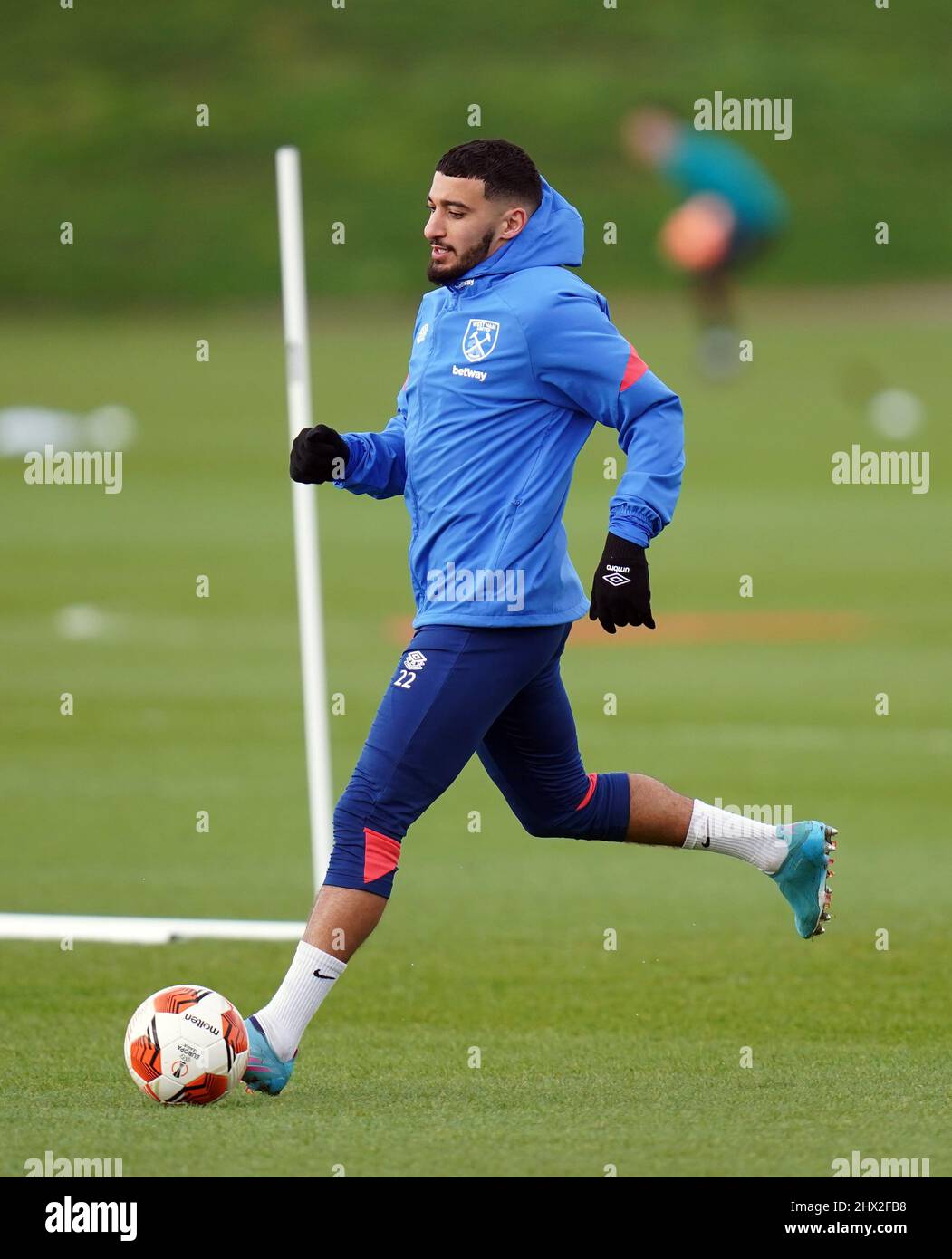 West Ham United's Said Benrahma during a training session at the Rush
