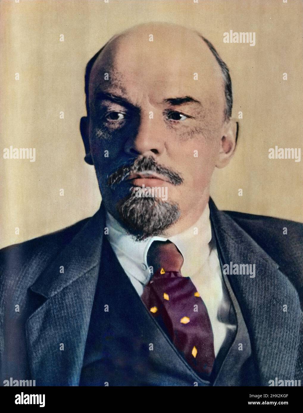 Portrait de Lenine - Lenin Stock Photo
