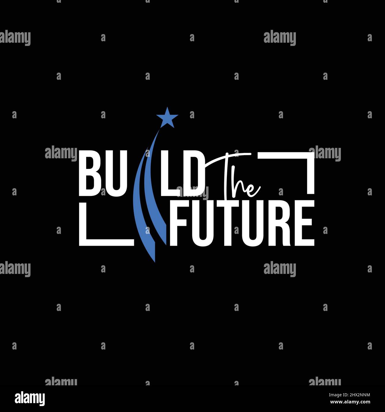 campaign logos about a better future Stock Vector