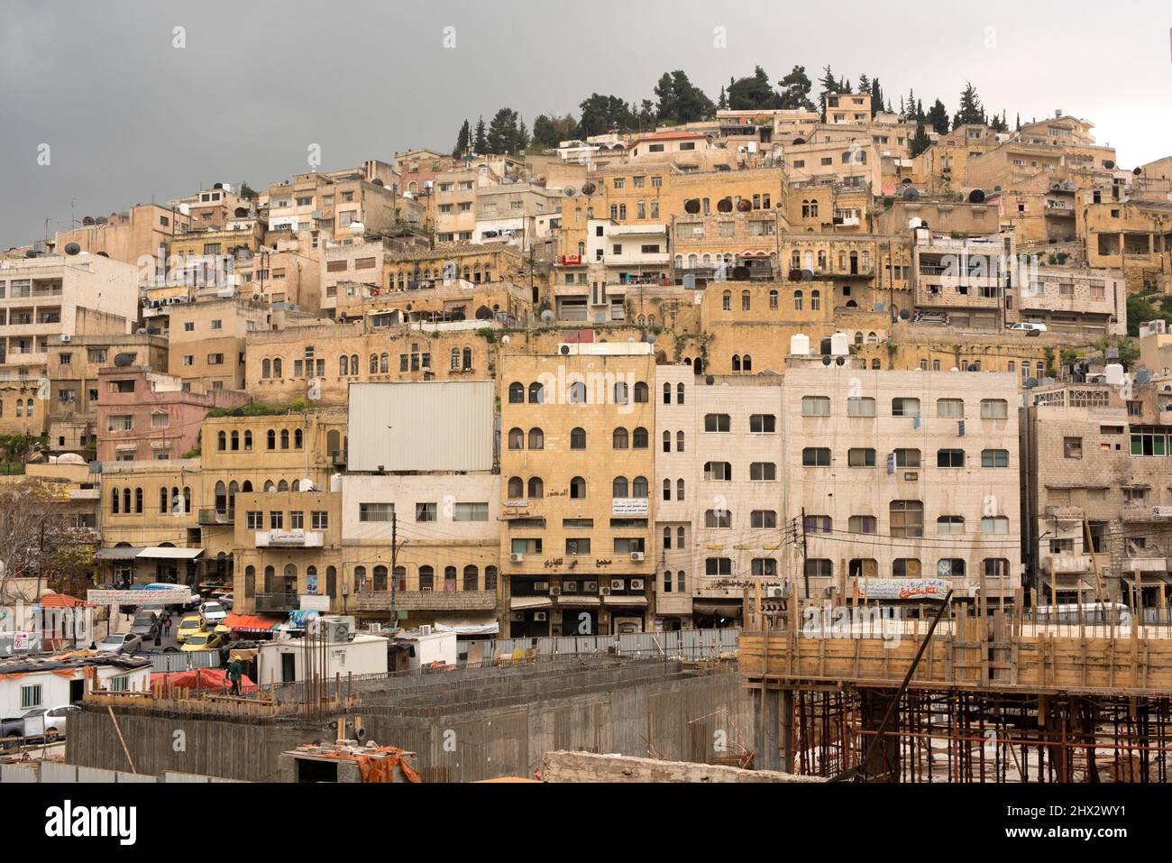 Al-Salt city, UNESCO World Heritage. Balqa Governorate, Jordan. Stock Photo