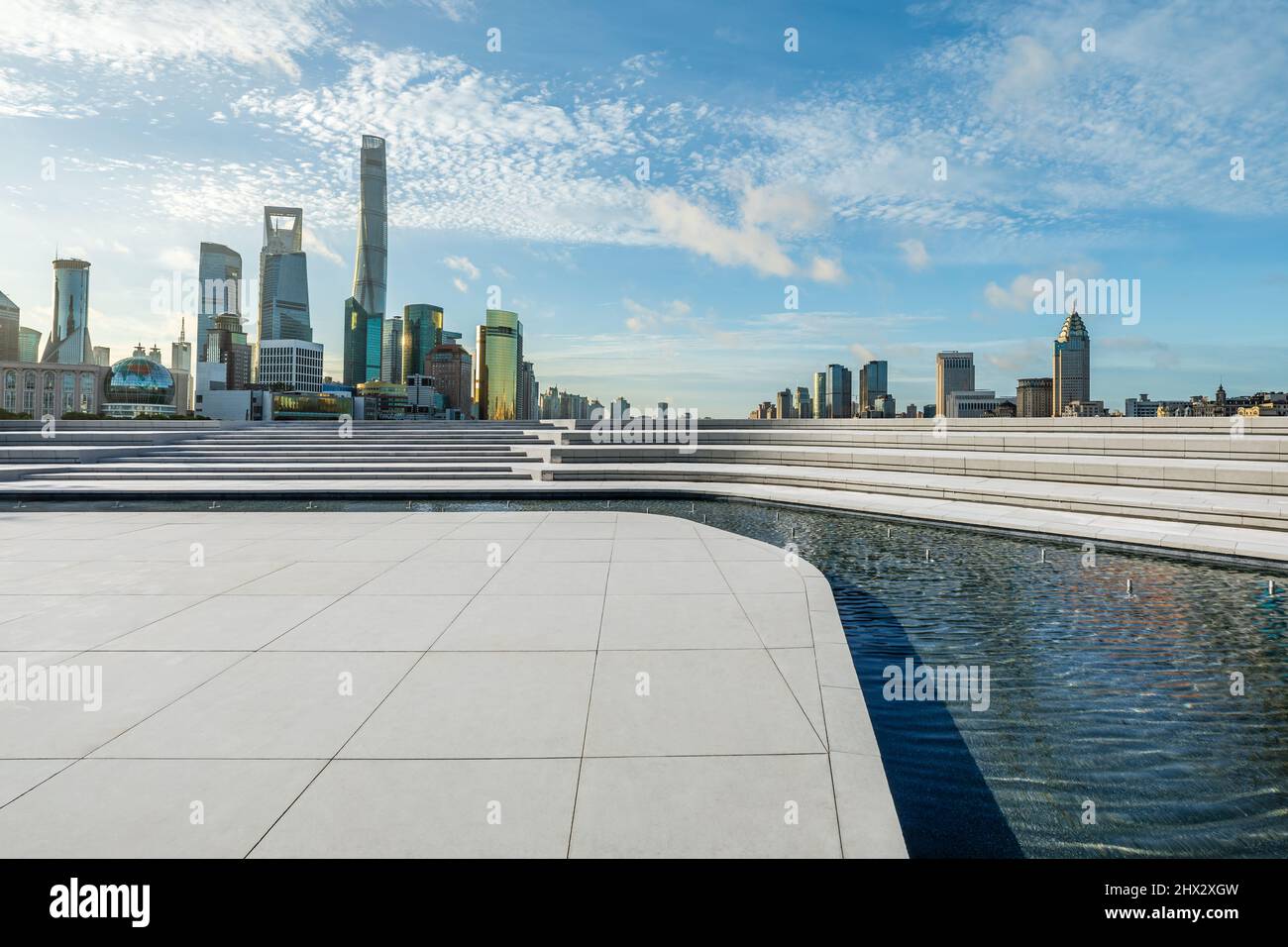 Walkway pudong shanghai china hi-res stock photography and images - Alamy