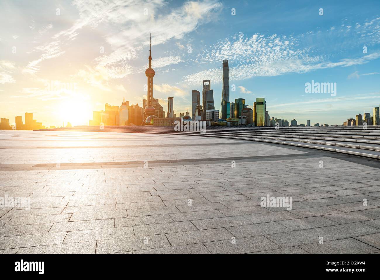 Walkway pudong shanghai china hi-res stock photography and images - Alamy