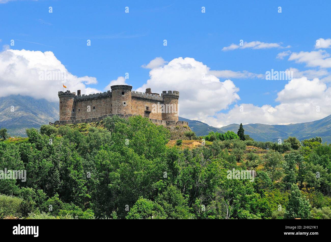 Castle of Mombeltrán. Ávila province. Castilla y León. Spain Stock Photo