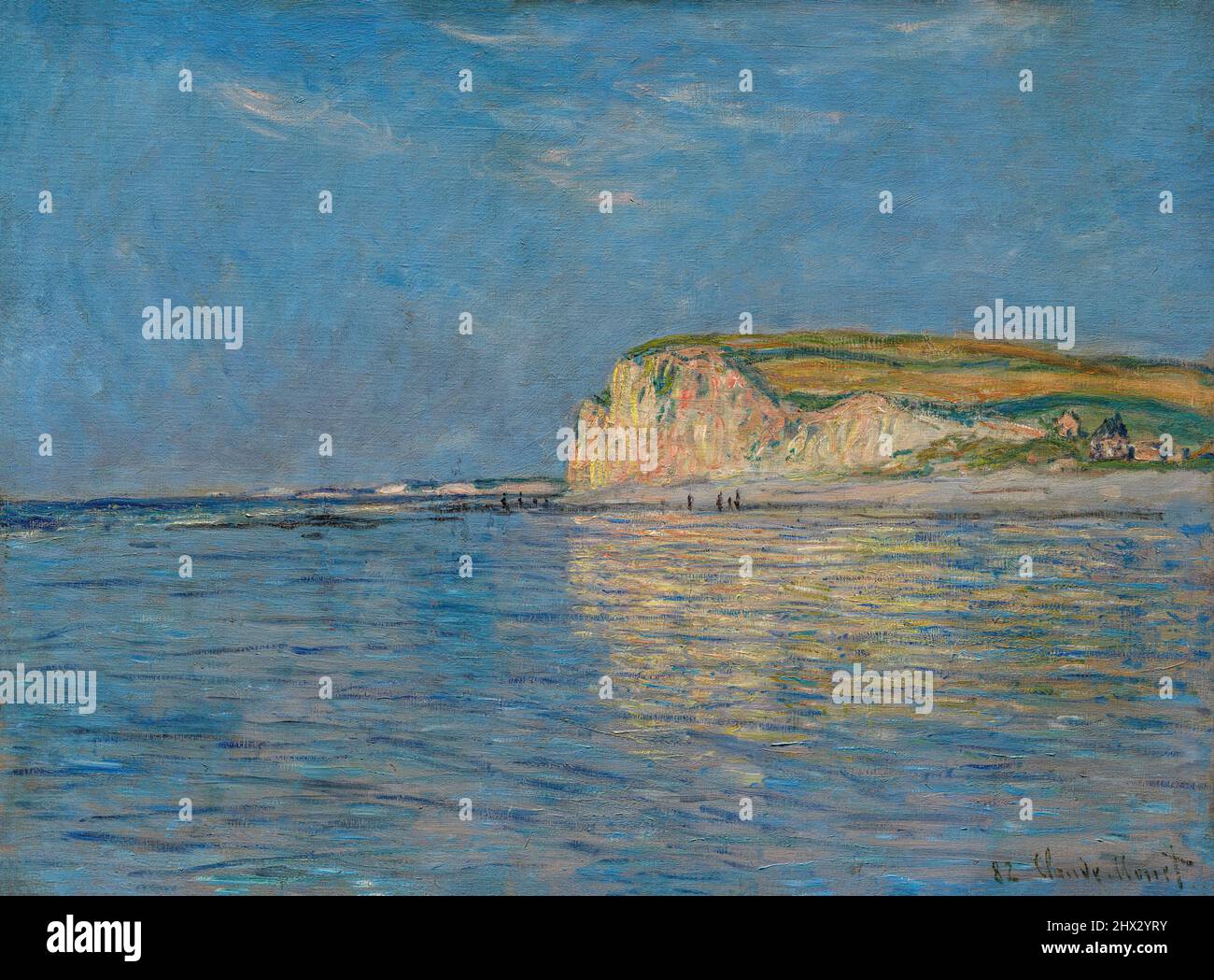 Sunset pourville monet hi-res stock photography and images - Alamy