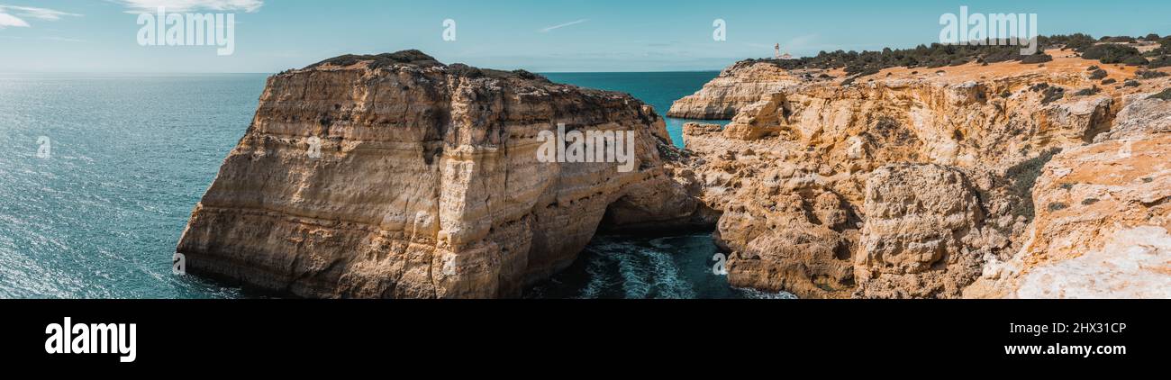 Coast of Lagos by Algarven Stock Photo