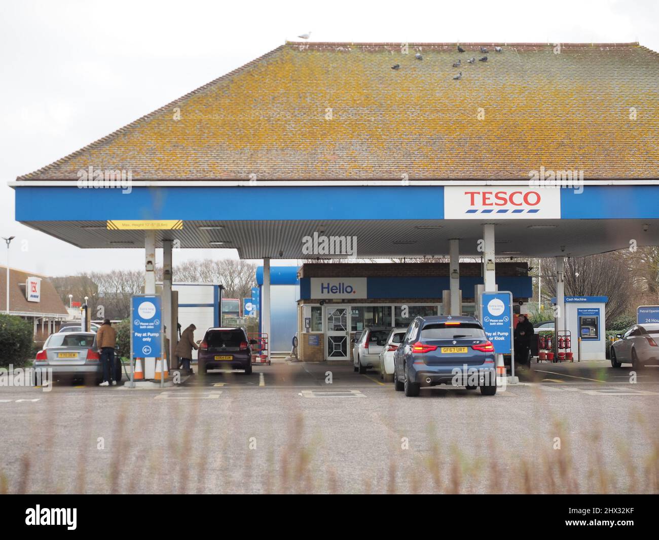 Sheerness, Kent, UK. 9th Mar, 2022. Rising UK petrol / diesel fuel