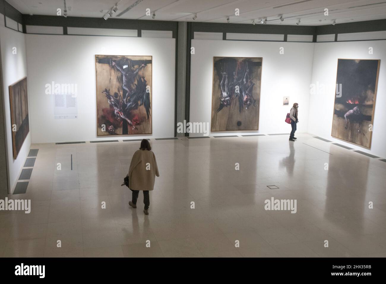 Vladimir Veličković exhibition. Museum of Contemporary Art Belgrade, Serbia Stock Photo Alamy