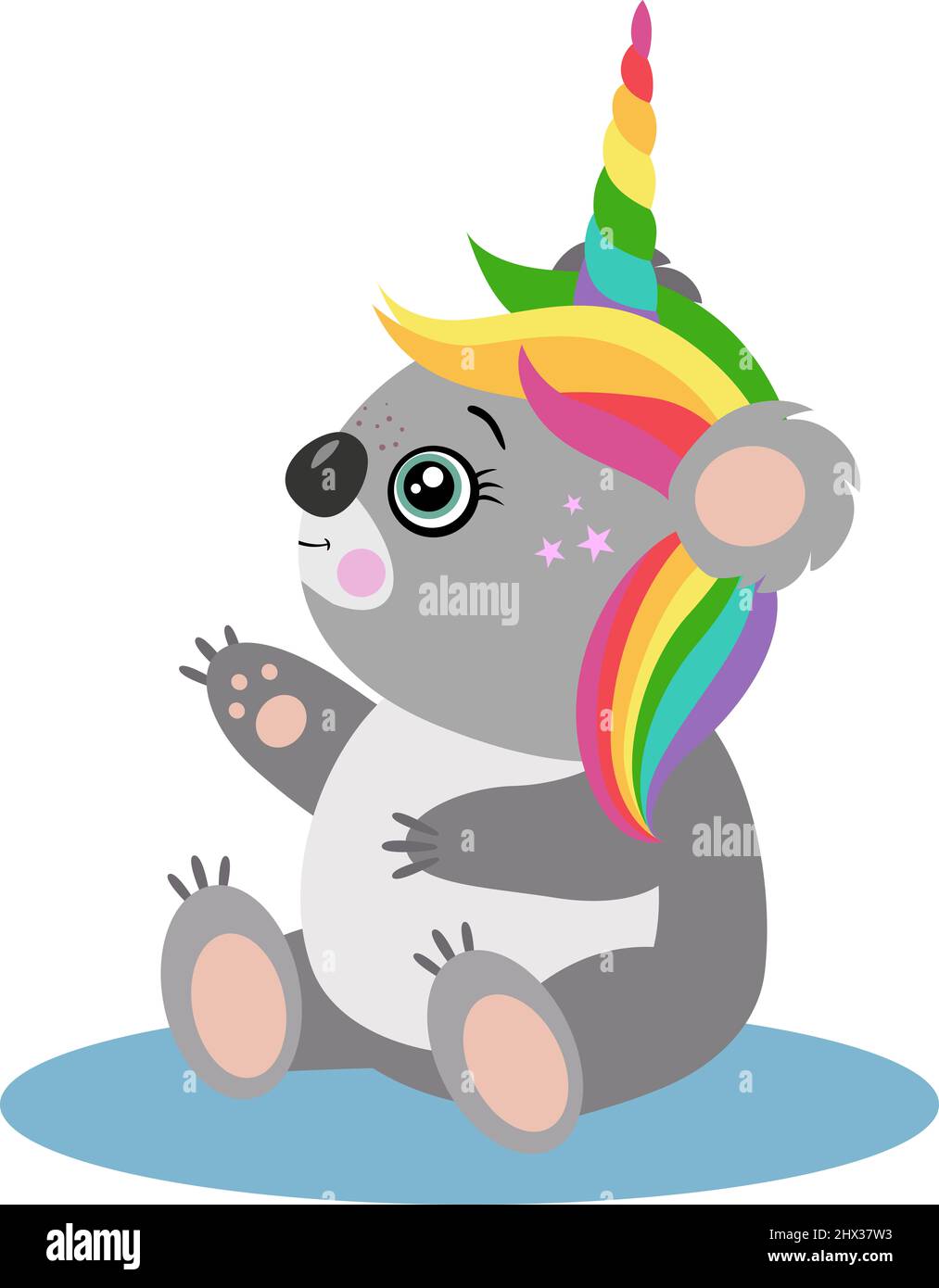 Funny Koala Sitting With Unicorn Horn Stock Photo Alamy Funny Koala Sitting With Unicorn Horn Stock Photo Alamy