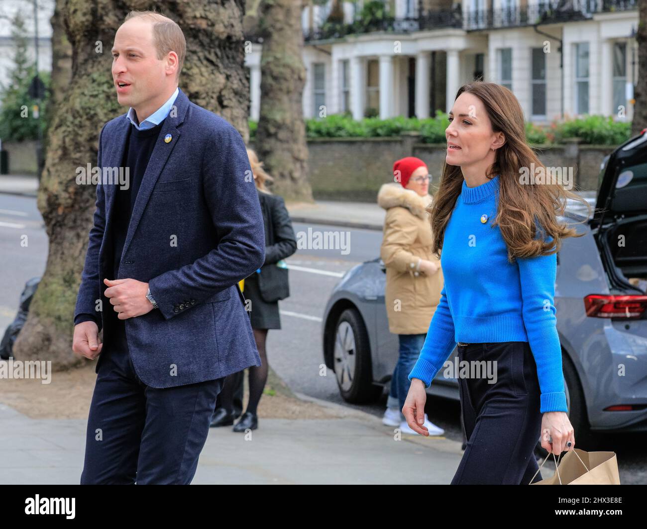 London, UK. 09th Mar, 2022. The Duke and Duchess of Cambridge will visit the Ukrainian Cultural Centre in London to learn about the extraordinary efforts being made to support Ukrainians in the UK and across Europe. Credit: Imageplotter/Alamy Live News Stock Photo