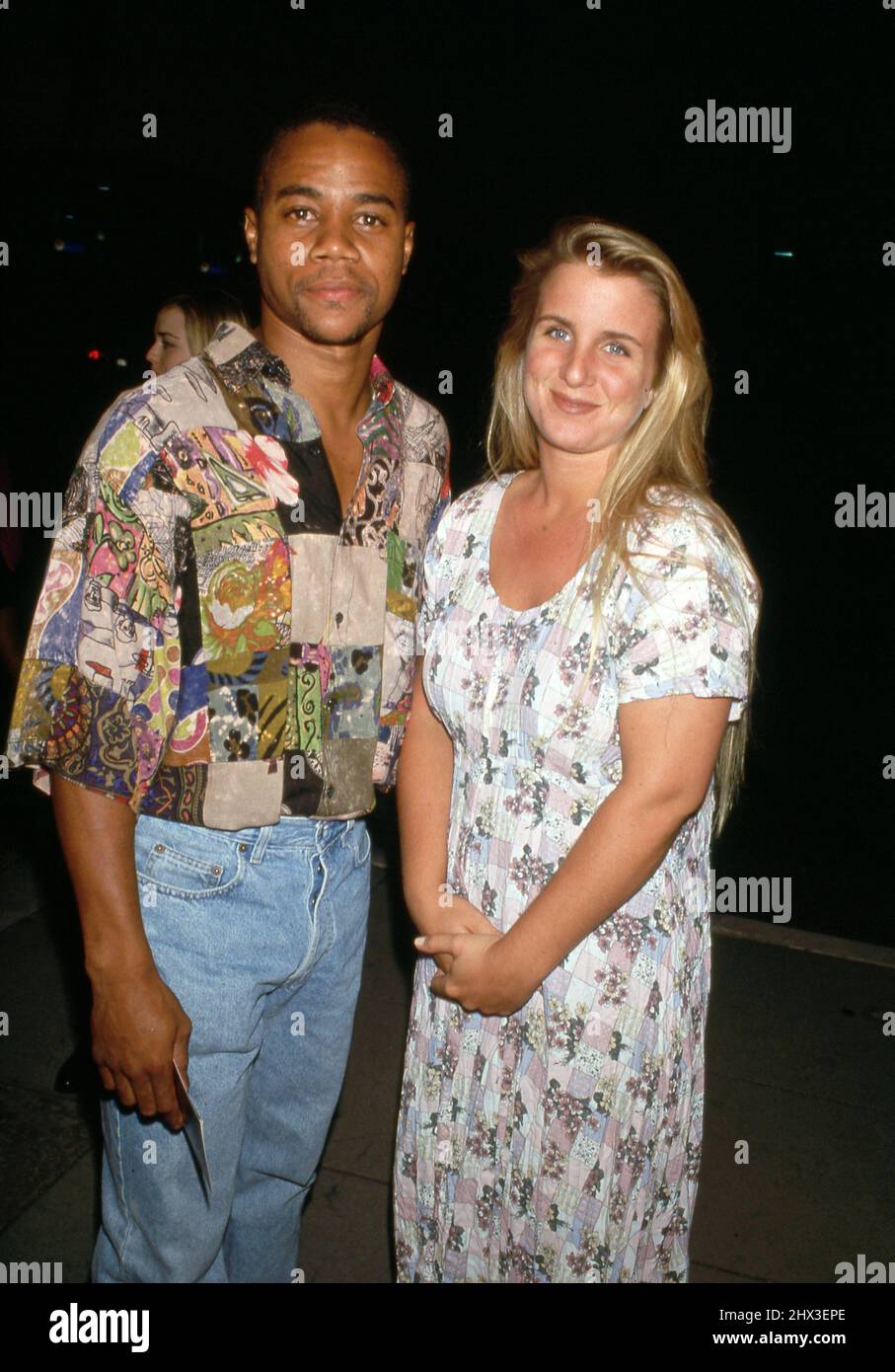 Cuba Gooding Jr. and Sarah Kapfer at the Beverly Hills Premiere of