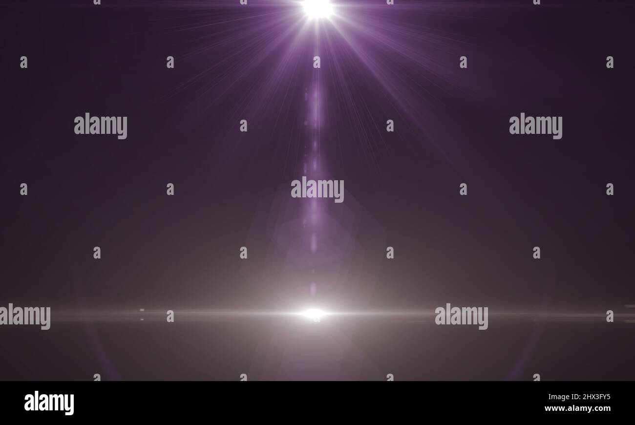 Lens Flare light over background. Easy to add overlay or screen filter