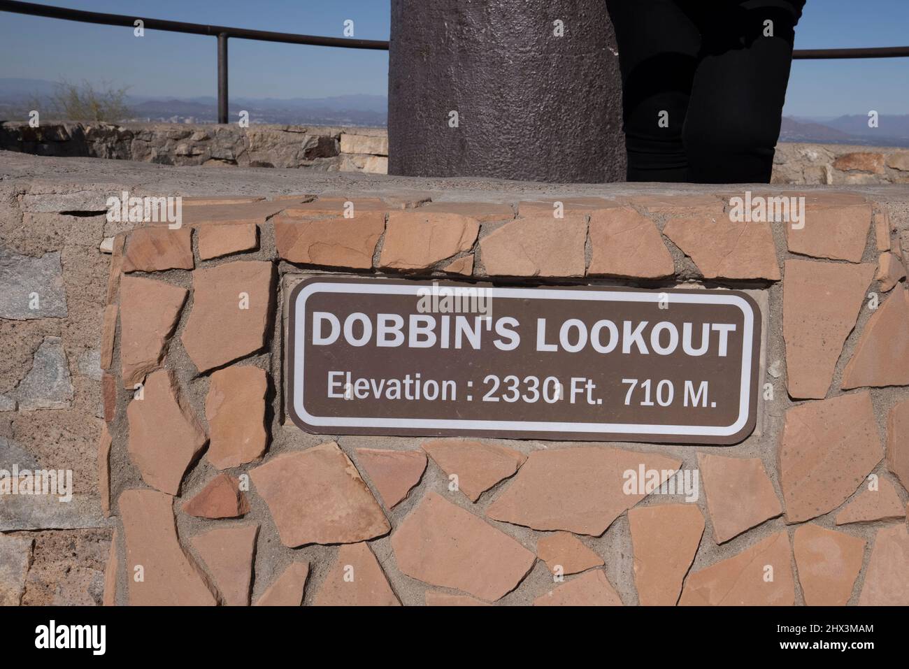 Dobbin's Lookout is perched atop Phoenix, Arizona's famed South