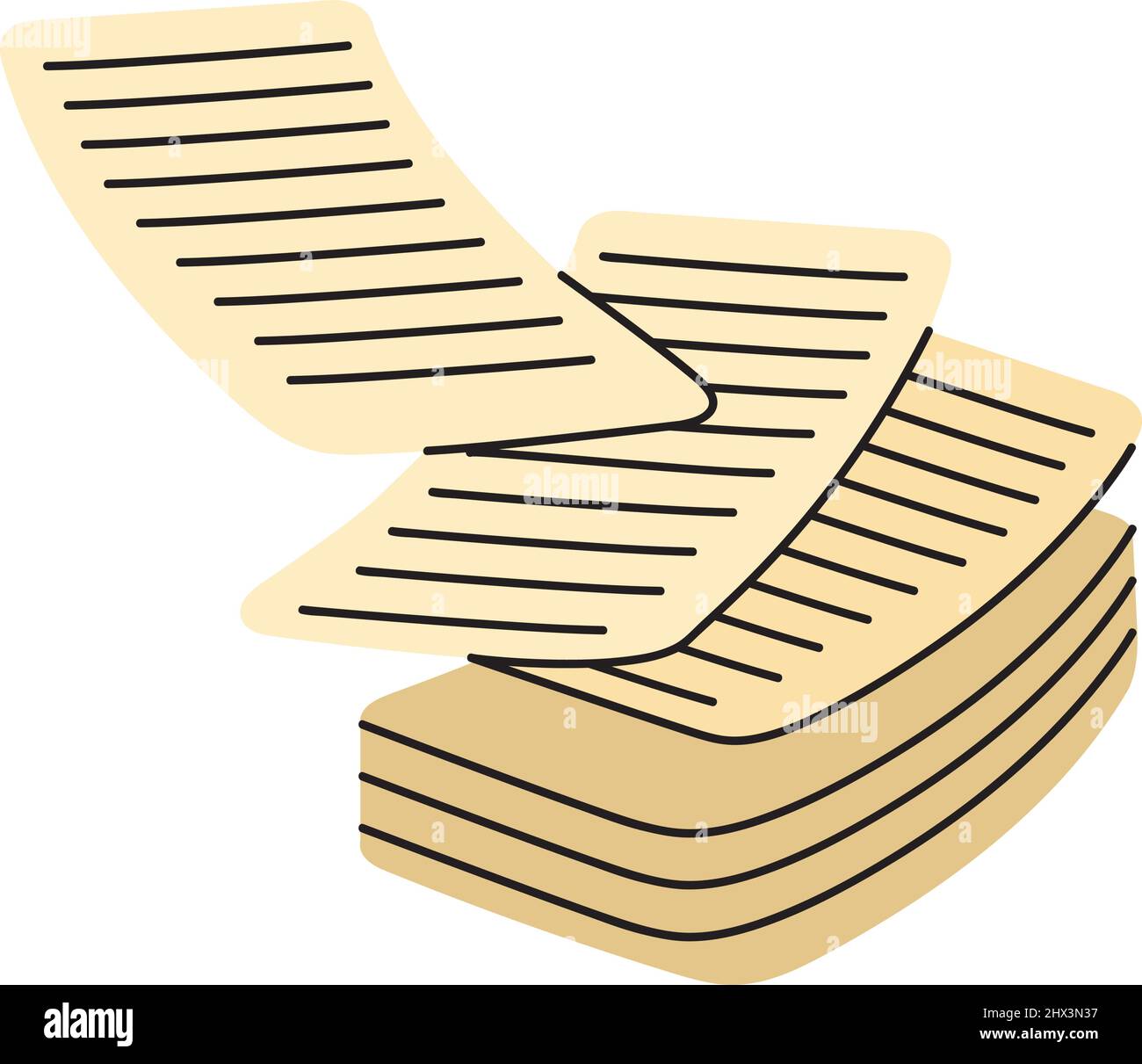 paper documents sheets files icons Stock Vector Image & Art - Alamy