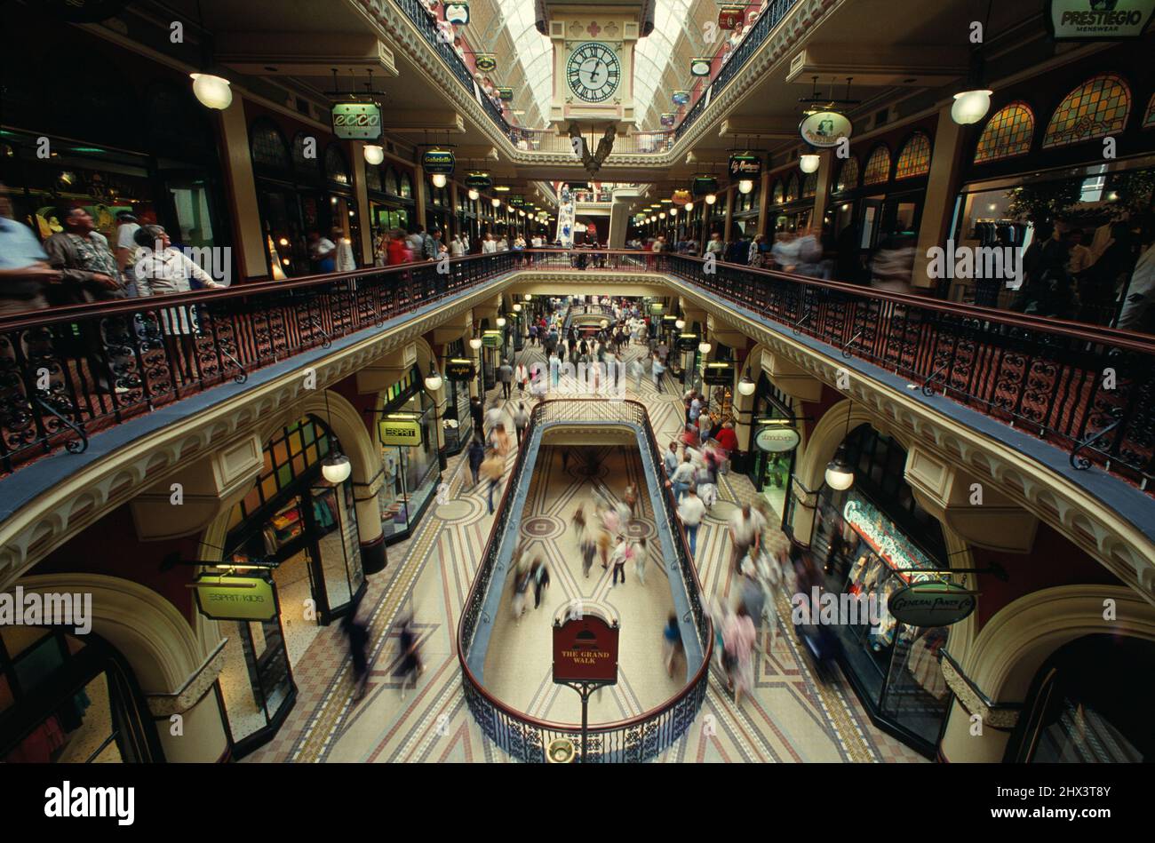 Australia. Sydney. Interior of Queen Victoria building. Stock Photo