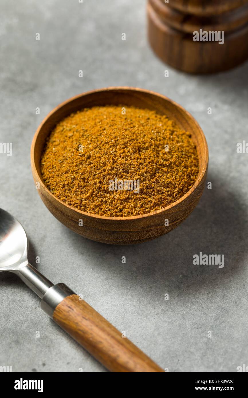 Organic Dry Cajun Spice Seasoning with Paprika Salt and Pepper Stock