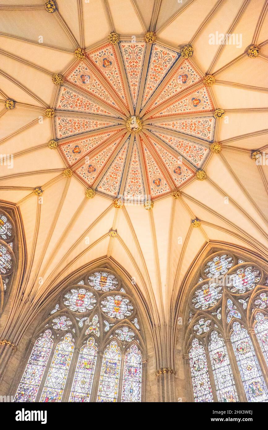 Ceiling,roof,of,The Chapter House,Chapter House,Interior,inside,York ...