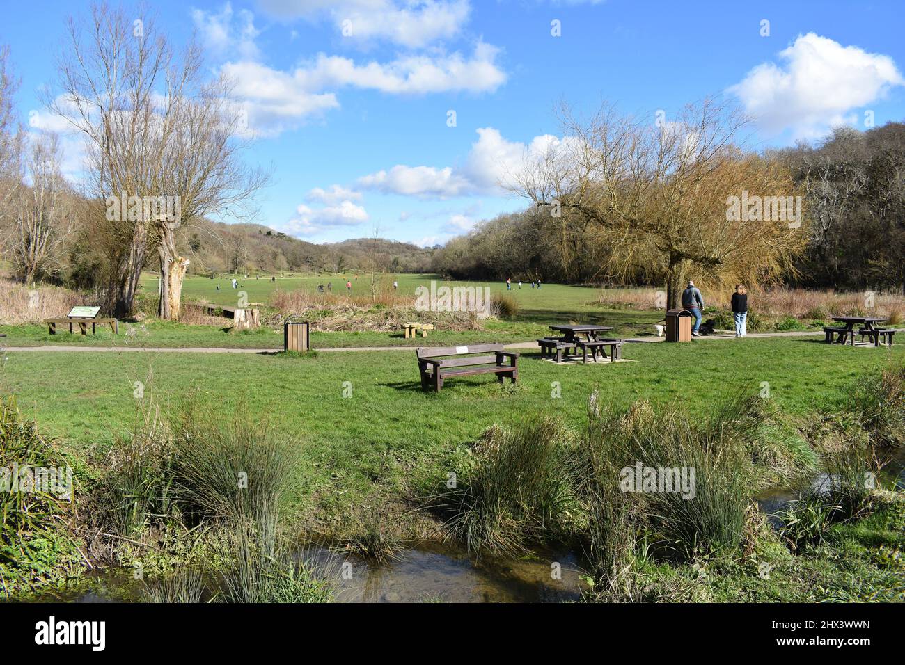 Porthkerry country park, Barry, Glamorgan, Wales Stock Photo