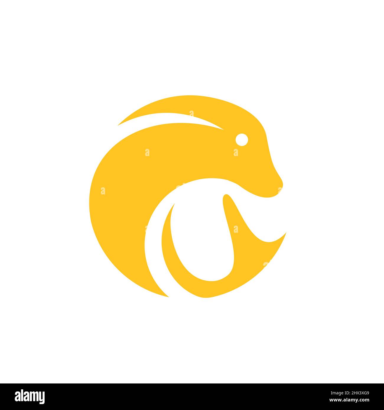 simple and cool seal logo 1 Stock Vector