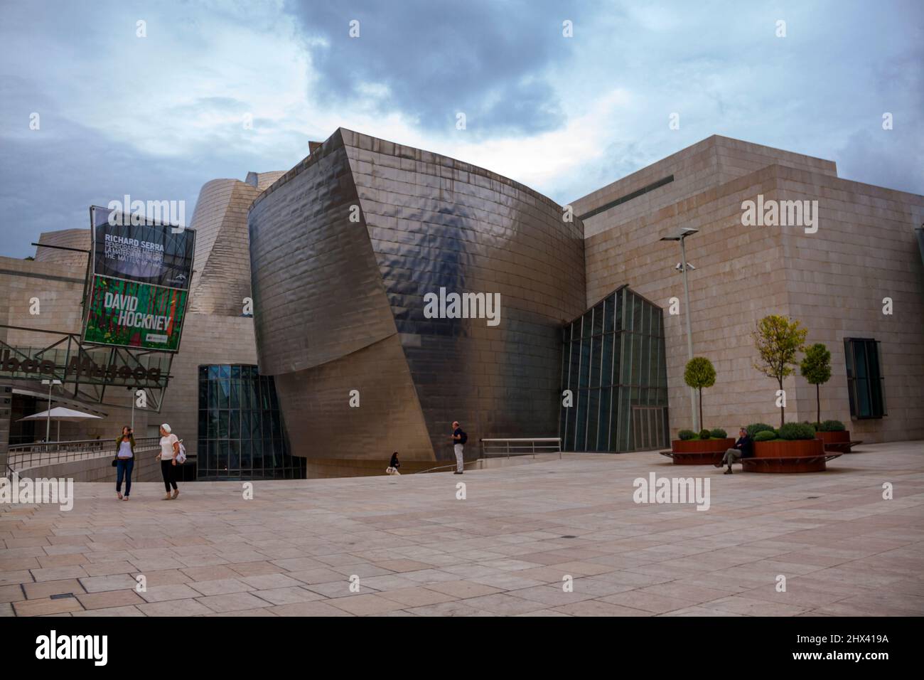 Museo Guggenheim Bilbao, Spain Stock Photo