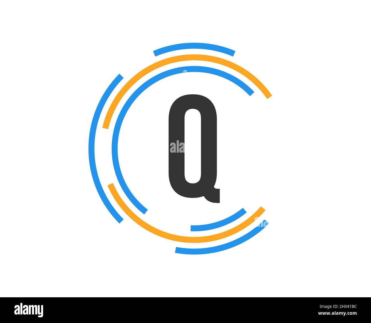 Technology Logo Design On Q Letter Concept. Letter Q Technology Logo ...