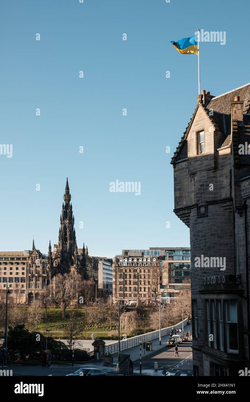 Scotland with Ukraine Stock Photo