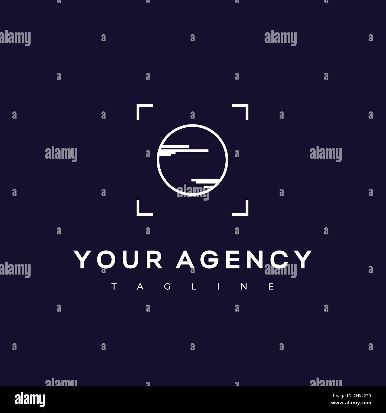 Modern and professional camera design logo #2 Stock Vector