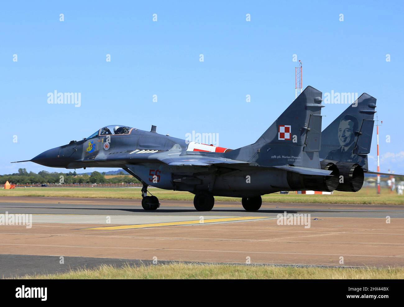 The Mikoyan Mig-29 is a very capable Russian made military fighter jet and currently much sought after by the Ukraine Air Force. Stock Photo