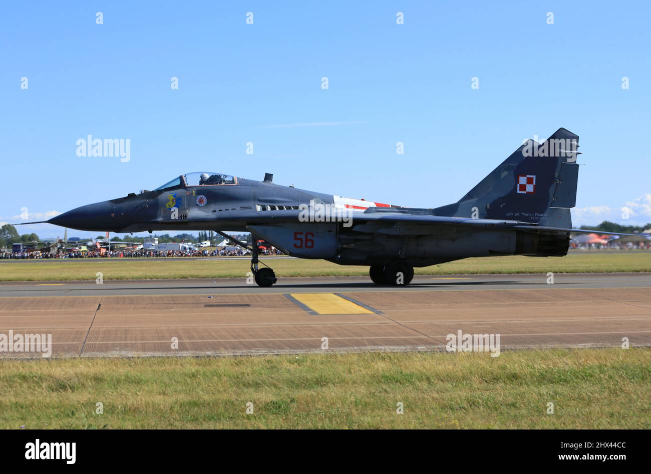 The Mikoyan Mig-29 is a very capable Russian made military fighter jet and currently much sought after by the Ukraine Air Force. Stock Photo
